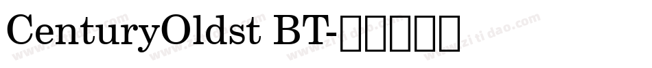 CenturyOldst BT字体转换